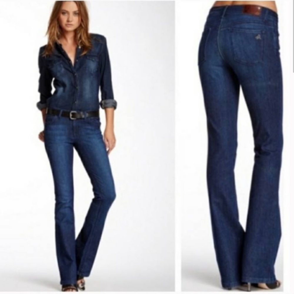 DL1961 Denim Jennifer High Rise Bootcut Boot Jean Size 33 Dark Wash NEW NWT